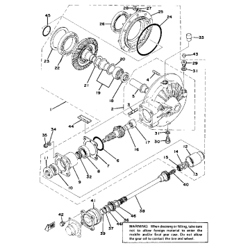 FINAL DRIVE GEAR - DRIVE SHAFT