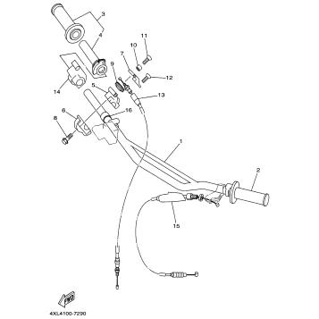 STEERING HANDLE CABLE