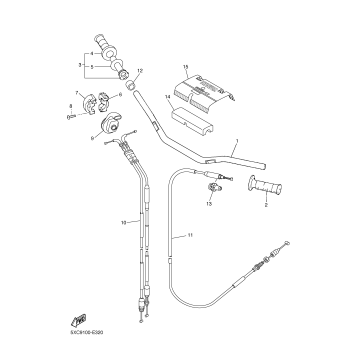 STEERING HANDLE CABLE