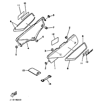 SIDE COVER (NON-CALIFORNIA MODEL)