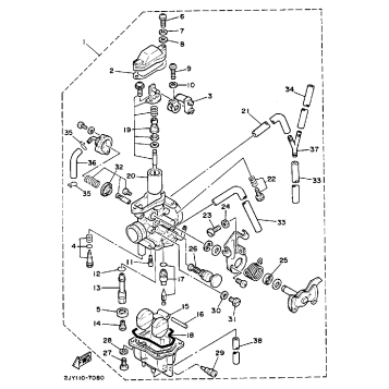 CARBURETOR NON CALIFORNIA MODEL