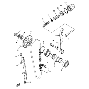 CAMSHAFT - CHAIN TENSIONER