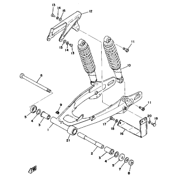 REAR ARM-REAR CUSHION