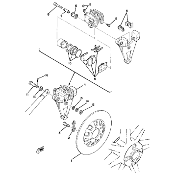 REAR DISC BRAKE - CALIPER