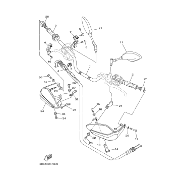 STEERING HANDLE CABLE