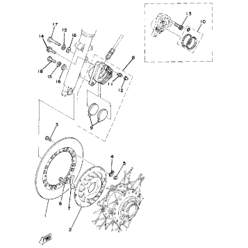 FRONT DISC BRAKE - CALIPER