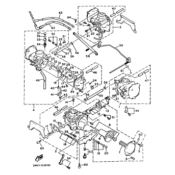 CARBURETOR NON CALIFORNIA MODEL