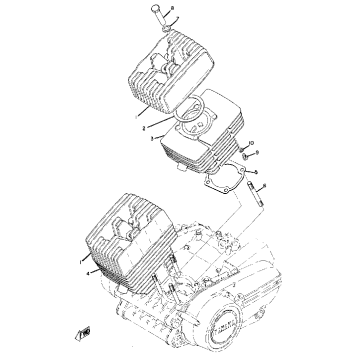 CYLINDER HEAD - CYLINDER TD3 - TR3