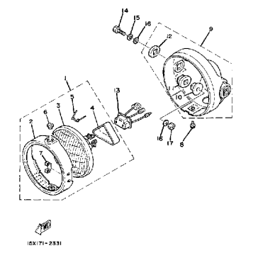 HEADLIGHT XT200K - KC