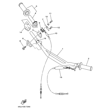 STEERING HANDLE CABLE