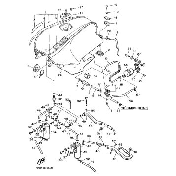 FUEL TANK CALIFORNIA MODEL ONLY