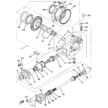 FINAL DRIVE GEAR - DRIVE SHAFT