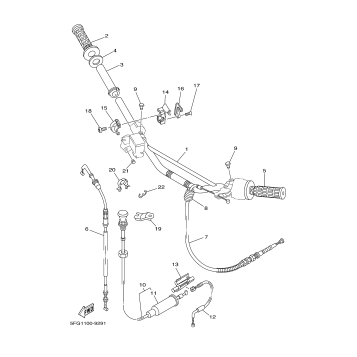 STEERING HANDLE CABLE