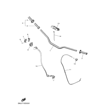 STEERING HANDLE & CABLE