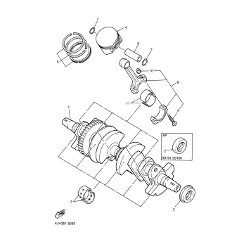 CRANKSHAFT PISTON