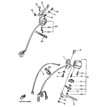 HANDLE SWITCH LEVER XV1000N NC