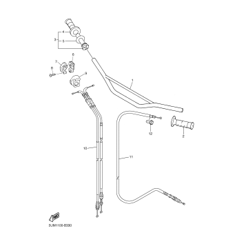 STEERING HANDLE CABLE