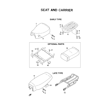SEAT AND CARRIER