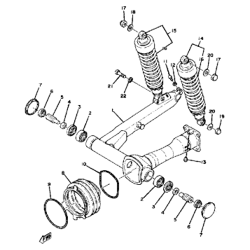 REAR ARM-REAR CUSHION