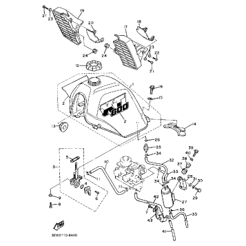 FUEL TANK (CALIFORNIA MODEL ONLY)