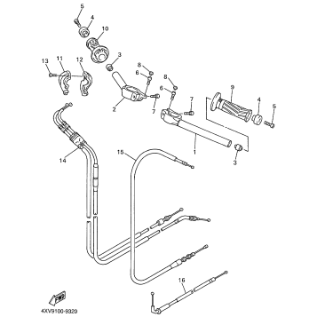 STEERING HANDLE CABLE