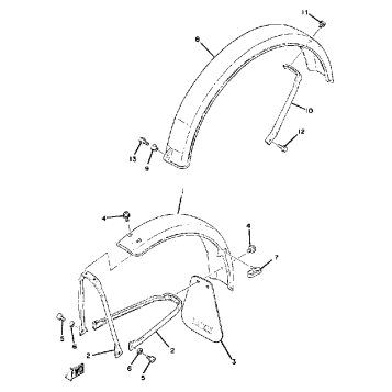 FRONT FENDER - REAR FENDER