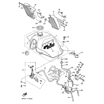 FUEL TANK (NON-CALIFORNIA MODEL)