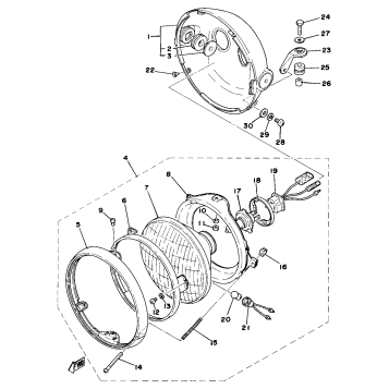 HEAD LAMP (FOR CANADA)