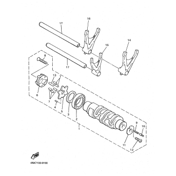 SHIFT CAM SHIFT FORK