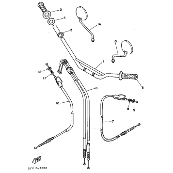 STEERING HANDLE CABLE