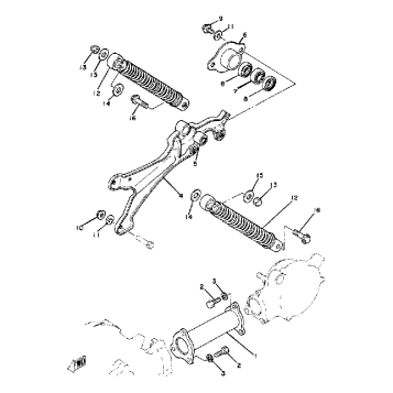 SWING ARM - REAR SHOCKS
