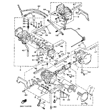 CARBURETOR NON CALIFORNIA MODEL