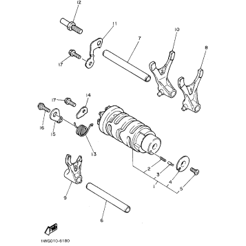 SHIFT CAM SHIFT FORK