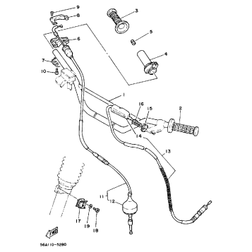 STEERING HANDLE-CABLE