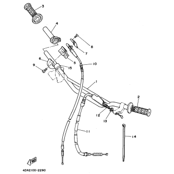 STEERING HANDLE - CABLE