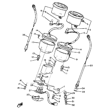 SPEEDOMETER TACHOMETER