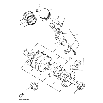 CRANKSHAFT PISTON