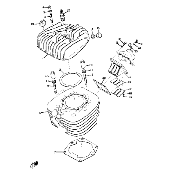 CYLINDER - REED VALVE