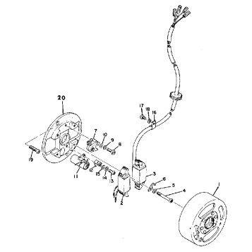 FLYWHEEL MAGNETO (HITACHI)