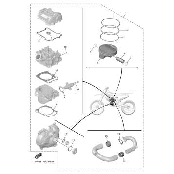 4 PISTON REBUILT KIT