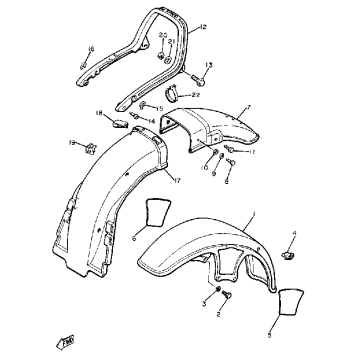FRONT FENDER REAR FENDER