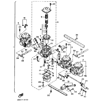 CARBURETOR FZ600S SC