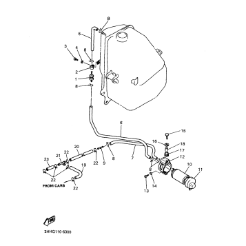 FUEL TANK 2 CALIFORNIA ONLY