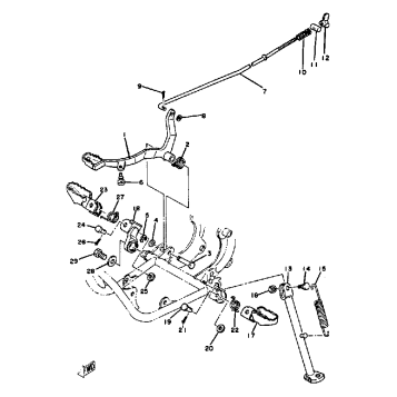 STAND - FOOTREST - YZ60H - J - K