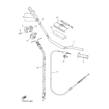 STEERING HANDLE CABLE