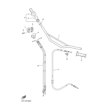 STEERING HANDLE CABLE