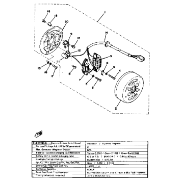 FLYWHEEL MAGNETO 250B - C