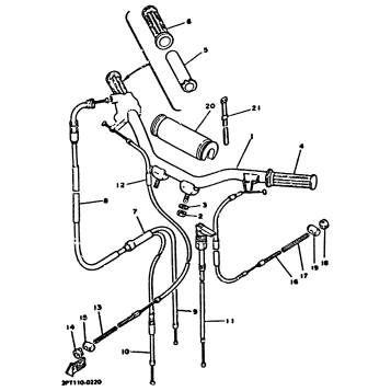 STEERING HANDLE CABLE