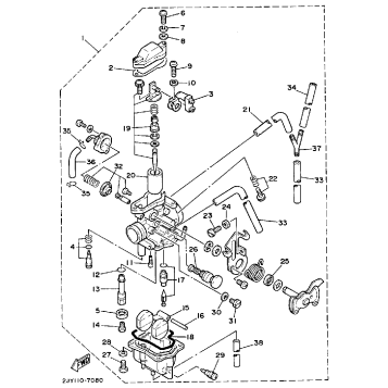CARBURETOR NON CALIFORNIA MODEL