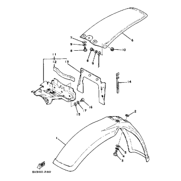 FRONT FENDER - REAR FENDER